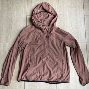 Mountain Hardwear Dusty Pink Women's Echo Lake half zip windbreaker jacket